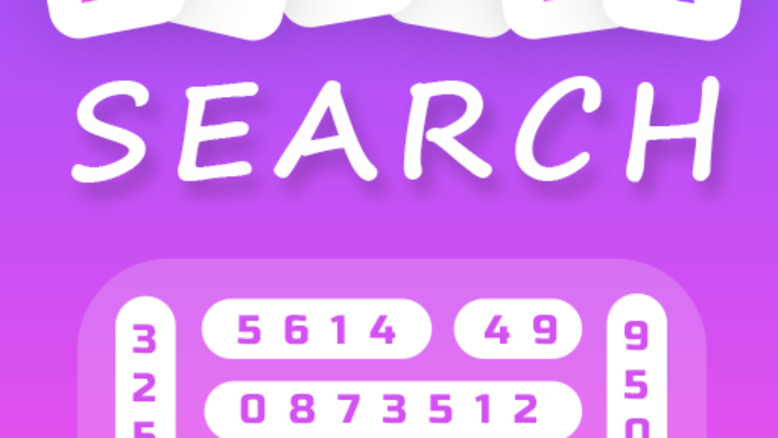 Mobile App | Number search puzzle game | Daydreamsoft LLP